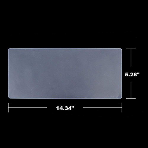 Image of FLUBUY Universal Silicone Keyboard Protector Skin Cover | Dust Protector for 15.6-Inch Laptop (Transparent)