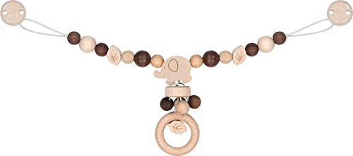 Chaîne de poussette éléphant Goki 65267 pour l'éveil de bébé