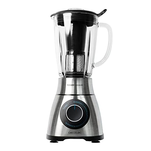 Cecotec 4140 - Batidora de vaso Power Black Titanium 1300 PerfectMix