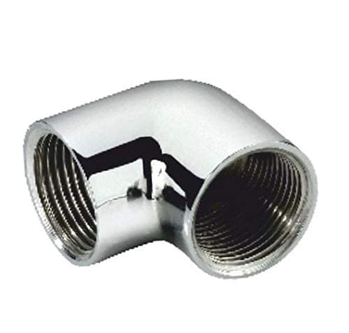 NEW WARE 1/2-Inch Brass Chrome Plated 90 Degree Elbow with Internal Thread 2-Way 90° Elbow Pipe Joint (Pack of 1) (B0BPYBYR1W) Amazon Price History, Amazon Price Tracker