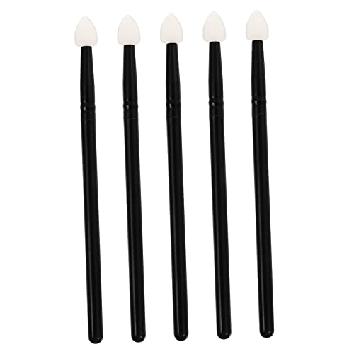 HONMEET Girls Cosmetic Brush Tool 5pcs Silicone Eyeshadow Brush for Eye Makeup and Face Application