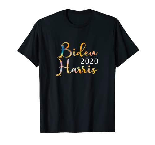 Biden And Harris 2020 Support coloré T-Shirt