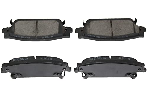 Image of Rear Disc Brake Pads Set Replacement For 2005-2011 Cadillac STS 2004-09 SRX 2004-07 CTS Ceramic D1020