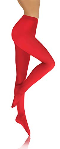 Sesto Senso Medias Microfibra Opacas Coloridas Ropa Mujer 40 DEN 3 Rojo