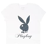 Questa elegante maglietta babydoll Playboy è progettata per le donne, offrendo una vestibilità chic e confortevole. La maglietta è realizzata in morbido misto cotone, fornendo traspirabilità e una silhouette lusinghiera. È disponibile in due opzioni di colore alla moda: bianco con un logo Playboy Bunny glitter nero e nero con una stampa di strass finti che aggiunge un tocco di brillantezza.