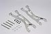 Aluminum Front or Rear Upper Arms for Traxxas 1/5 XMAXX X-MAXX 7729-1pr Set Silver