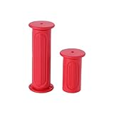 KAMIER Upgraded Red Handlebar Grips Replacement for Razor E300 E200 E100 Pocket Mod Scooter 4 Wheeler Dirt Quad MX500 MX650 MX350 MX400 SX500 Mcgrath RSF650 Electric Mini Dirt Pocket Rocket Bike Parts