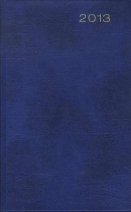 Taschenkalender 2013: blauer Kunststoffeinband Taschenkalender 2013: blauer Kunststoffeinband