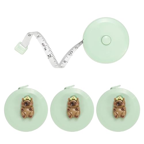 Juego de 4 cintas métricas suaves retráctiles de 60 pulgadas miniatura 1