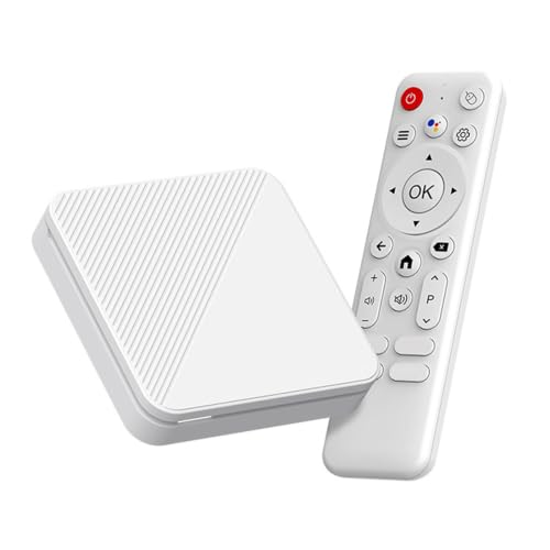 YUEHISY TV Box, Dispositivo de Transmisión 4K Ultra HD con WiFi 6, Bluetooth 5.0, Ethernet de 100 M, Banda Dual 2.4G 5.8G, 16 GB, Android 14.0, Control Remoto