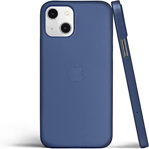 Image of ExpressB Back Cover for iPhone 15 Plus | Minimal Protect | Ultra Thin Anti Scratch Matte Finish Case for iPhone 15 Plus (Blue)