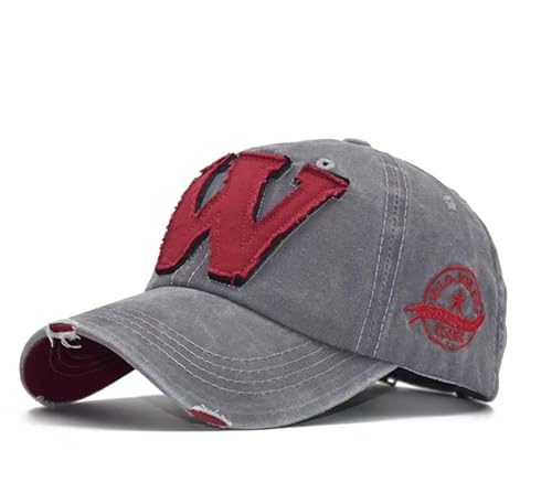 Image of kill off W Cap Baseball Cap Men hat Base Ball Embroidered Vintage Style hat Adjustable W Letter Caps Unisex Baseball Cotton