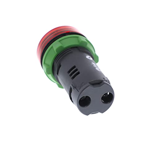 Piloto luminoso rojo monobloque 120V para paneles de control industrial 6