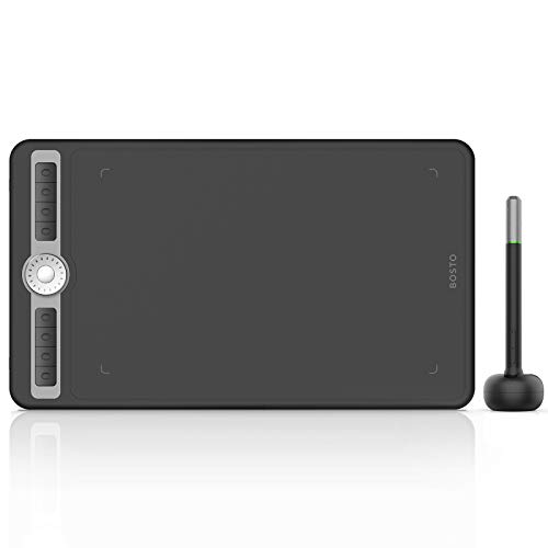 Digital Graphic Tablet for Drawing, 10 X 6 Inches Large Digital Drawing Tablet with Pressure Sensitive Pen, OTG Adapter and Other Accessories - T1060