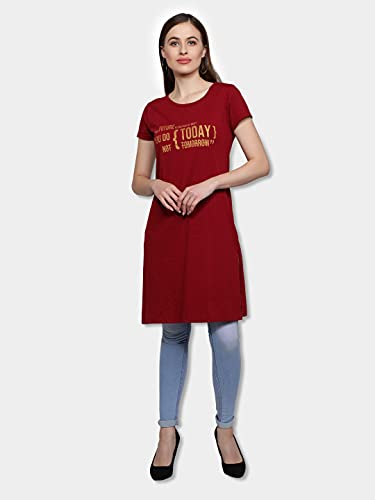 Image of FLEXIMAA Women's Half Sleeve T-Shirt - P