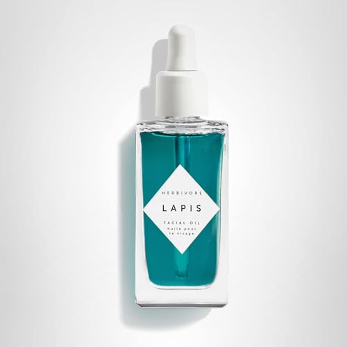 HERBIVORE Lapis Facial Oil | Balances Oil & Soothes Redness with Blue Tansy & Squalane | Safe for Oily & Acne Prone Skin, Non-Comedogenic, Vegan