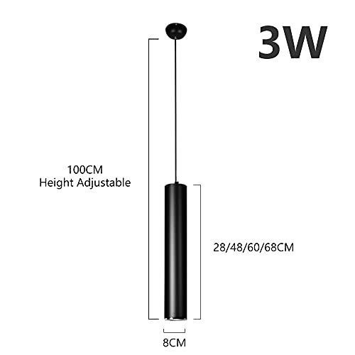 Luz de aluminio RAGGZZ cilíndrica para barras de cocina y ambientes modernos 2