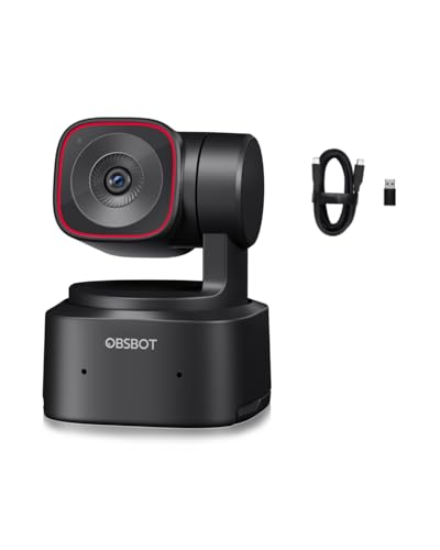 Image of OBSBOT Tiny 2 Lite 4K PTZ Webcam AI-Tracking 1 /2 inch CMOS | 1 /2 inch CMOS 48MP HDR 4K@30fps 1080p@60fps Dual-Mic NR Gesture Control 2.0 Preset Modes Streaming, Meeting, Gaming