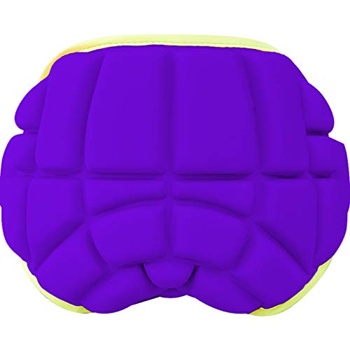 TZTED Protection Hanches Capitonnées Enfant Protège Fessier Cuisse Hanche Coccyx pour Ski Snowboard Roller Patinage Vélo VTT,Violet,4~10 Years Old Cover