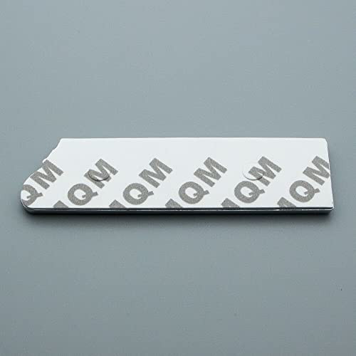 Image of 2 Pc 5.0 Coyote Emblem 3D Badge V8 5.0L Howling Sticker Nameplate Logo Fit for 150 (Silver)