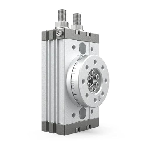 Vérin pneumatique rotatif MSQB100R à angle réglable de 0 à 190° robuste