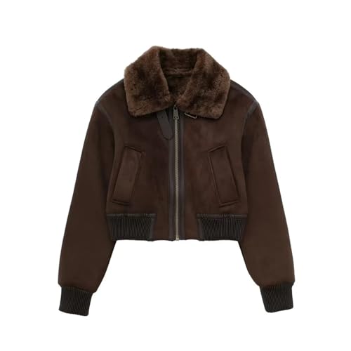Veste ample femme manteau automne hiver col debout chic