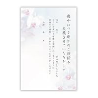 Amazon | 喪中はがき 10枚【年賀状じまい文/手書き記入用】私製はがき