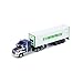 HTLNUZD 1/64 Diecast Model Western Star 49X Blue Trailer with Reefer Container - Adult Collectible Truck Set