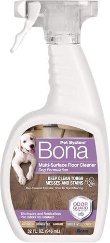 Image of Bona Pet Spray Odor Eliminator, Dog Formulation, 32 fl oz, Safe for Carpeted Areas and Multi-Surface Floors