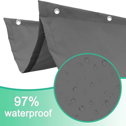 Voile d'ombrage imperméable et indéchirable avec œillets de fixation - 5
