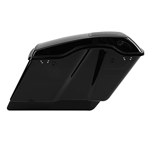 Kit de Tapa de Bocina para Alforjas Estiradas de 5" con Bra para Alforjas, Recortes para Bocinas 6" x 9", para Harley Davidson Touring Road King, Road Glide, Street Glide y Select CVO 2014 en adelante miniatura 6