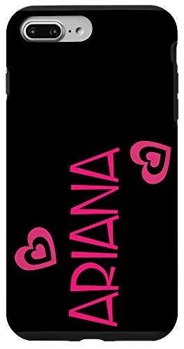 iPhone 7 Plus/8 Plus ARIANA Name Beautiful Elegant Pink Personalized Phone Case