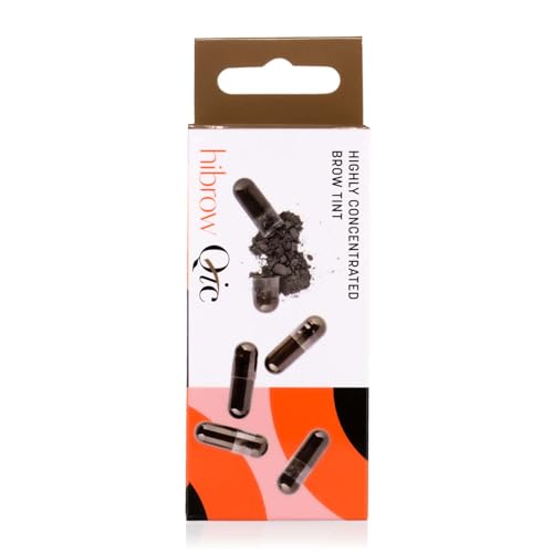 Hi Brow Eyebrows by Design Hi Brow Quick Intense Color (QIC) 20 capsule per colorare le sopracciglia di tinta in polvere Marrone medio