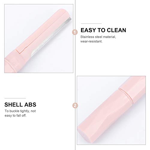 Beaupretty 3Pcs Sobrancelha Barbeador Sobrancelha Trimmer Facial Removedor de Pêlos Ferramenta para