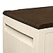 Baúl Exterior de Resina Beige | GH91 | Arcón Exterior para Jardín,...