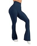 Gyiefcg Womens High Waist Flare Athletic Yoga Pants with Pockets Butt Lifting Running Workout Bootcu
