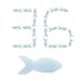 Produktbild Seife blau als Fisch 36 Stück für Gastgeschenke zur Taufe und Erstkommunion
