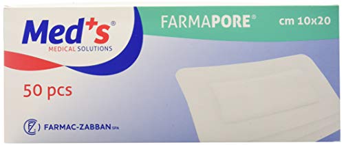 Med's 1206311020M Farmapore Pflaster, 10 x 20 cm, 50 Stück