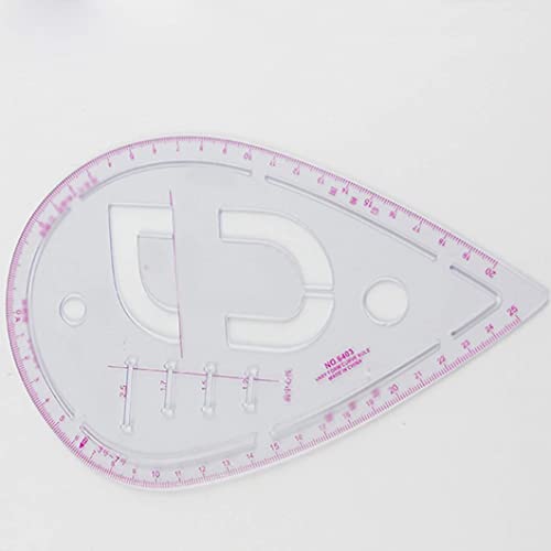 Règle de couture courbe pour corriger les emmanchures et patrons de mode