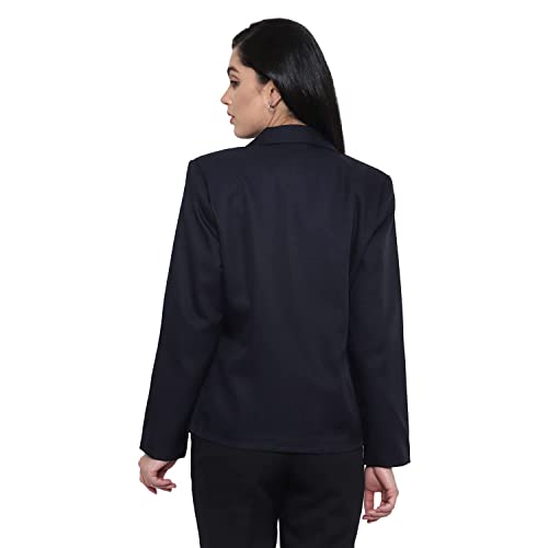 Image of Women's Single-Breasted Blazer /Formal Blazer /Casual Blazer /Full Sleeve Blazer /Regular Fir Blazer /Clean Look /Regular Length /Cotton Lycra Blazer.