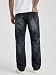 JMIERR Jeans Herren Baggy Baumwolle Vintage Stretch, Schwarz XL