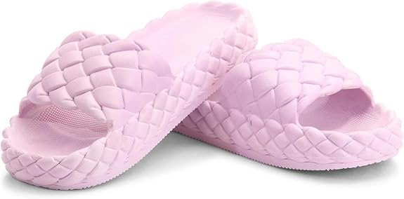 Image of Women's Anti-Skid Comfort Slippers | Soft Cushioned Eva Footbed Lightweight Slides for Summer | Girls Platfoam Slip-On Footwear for Home Indoor & Outdoor Use Flip Flop