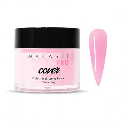 MakarttPro Acrylic Powder Durable Long-Lasting Easy-Apply Formula for Nail Extensions Overlays Sculpting & Nail Art 56g/2oz Cherry Mist Perfect for Pros and At-Home Use