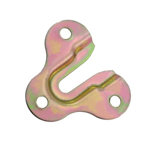 Image of 10PCS 50x43mm Zinc Yellow Butterfly Hanging Piece Iron Metal Mirror Picture Frame Hanger Furniture Connector Hook with Screw for Hanging Plaques Mirror Frame Picture Frame