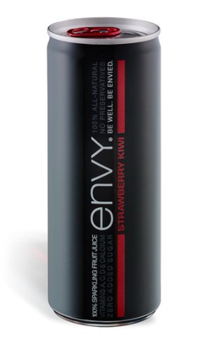 Envy Sparkling 100% Fruit Juice, Strawberry Kiwi 8oz (Case of 24)