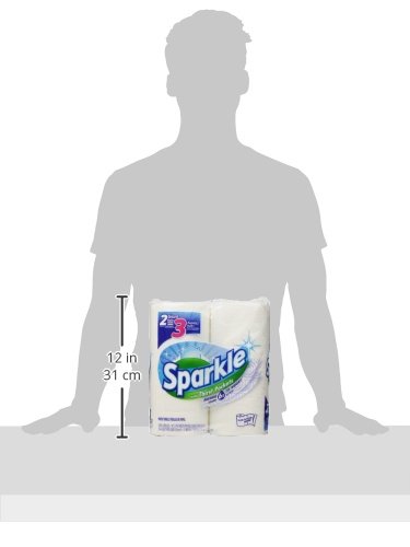 Image of Sparkle Paper Towels, 2 Giant Rolls, Pick-A-Size, White