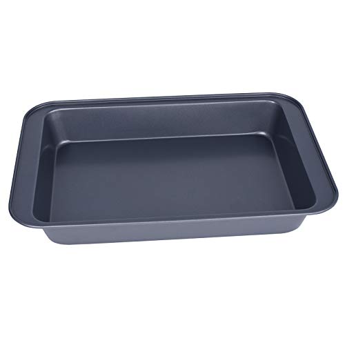 DONOUCLS Nonstick Roasting PanRoaster 148x10x2 Inch Heavy Duty Carbon Steel Premium Baking PanGray