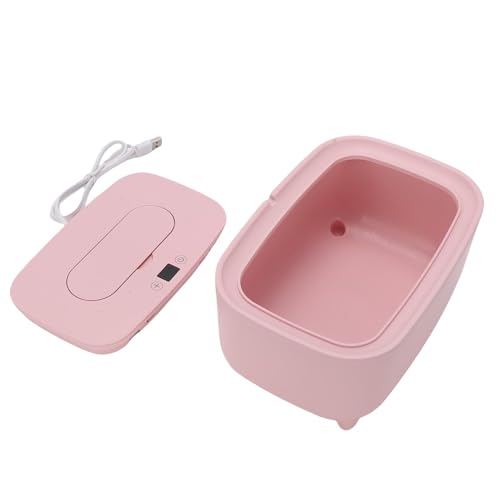 Chauffe-lingettes bébé à contrôle intelligent de la température rose