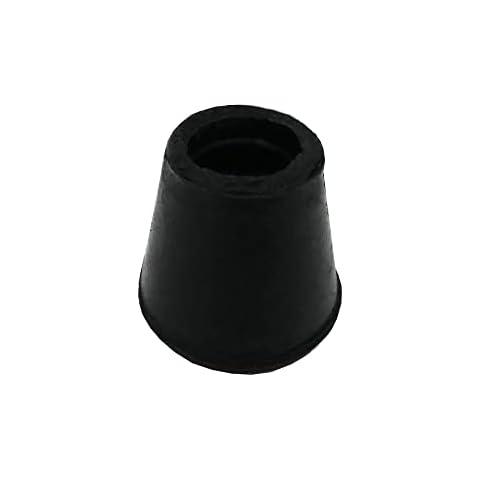 Shepherd Hardware 8758E Leg Tips 1/2-Inch Inside Diameter Rubber Chair Leg Caps, Black, 24 Count (Pack of 1) Cover