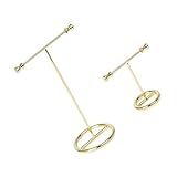 Photo Gallery healvian 2 pezzi espositore in metallo t-shape supporto display per orecchini e collane da tavolo robusto e organizer per negozio e casa Photo Gallery healvian 2 pezzi espositore in metallo t-shape supporto display per orecchini e collane da tavolo robusto e organizer per negozio e casa